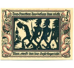 1/2 марки 1921 года Германия — Глаухау (Нотгельд) — Фото №2