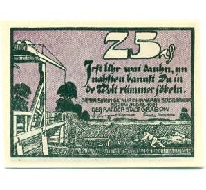 25 пфеннигов 1921 года Германия — Грабов (Нотгельд) — Фото №2