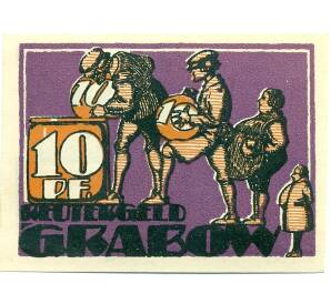 10 пфеннигов 1921 года Германия — Грабов (Нотгельд) — Фото №1