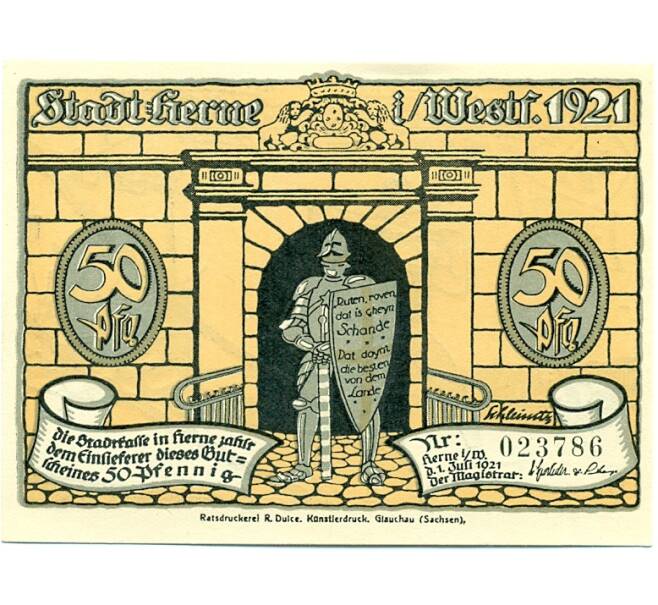 Банкнота 50 пфеннигов 1921 года Германия — Шмидеберг (Нотгельд) (Артикул: K10-12262) — Фото №1