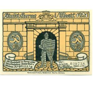 50 пфеннигов 1921 года Германия — Шмидеберг (Нотгельд) — Фото №1