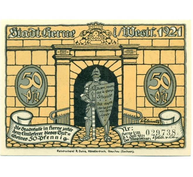 Банкнота 50 пфеннигов 1921 года Германия — Шмидеберг (Нотгельд) (Артикул: K10-12264) — Фото №1