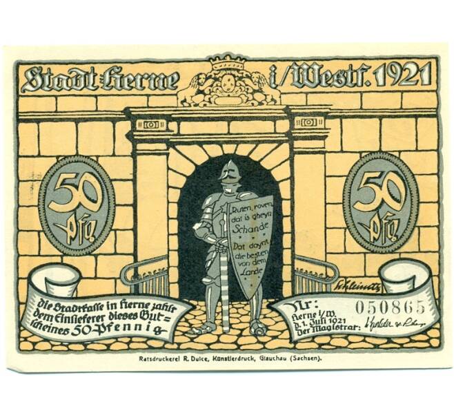 Банкнота 50 пфеннигов 1921 года Германия — Шмидеберг (Нотгельд) (Артикул: K10-12268) — Фото №1