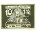 Банкнота 10 пфеннигов 1922 года Германия — Гревесмюлен (Нотгельд) (Артикул: K10-12272) — Фото №2