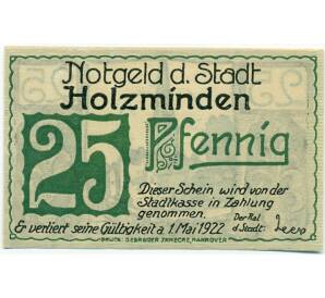 25 пфеннигов 1921 года Германия — Хольцминден (Нотгельд) — Фото №2