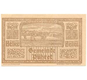 20 геллеров 1920 года Австрия — Пюрет (Нотгельд) — Фото №1