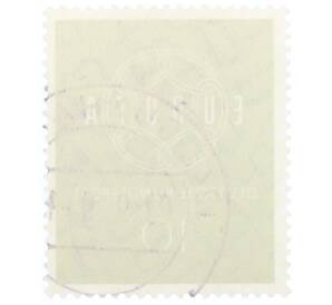 Почтовая марка 10 пфеннигов 1959 года Западная Германия (ФРГ) «Европейская конференция администраций почтовых служб и служб связи CEPT — Цепь»