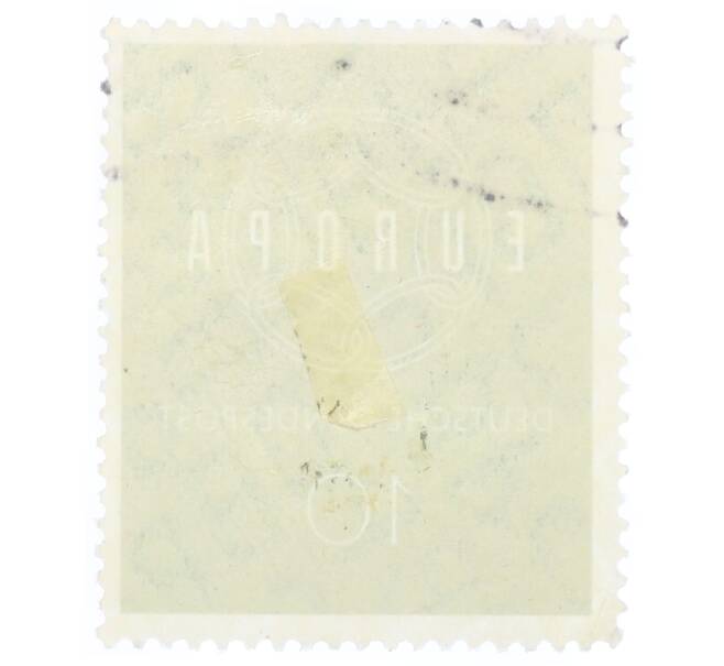 Почтовая марка 10 пфеннигов 1959 года Западная Германия (ФРГ) «Европейская конференция администраций почтовых служб и служб связи CEPT — Цепь» (Артикул: T11-35336) — Фото №2