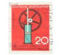 Почтовая марка 20 пфеннигов 1964 года Западная Германия (ФРГ) «Научные юбилеи — 100 лет газовому двигателю» (Артикул: T11-35349) — Фото №1