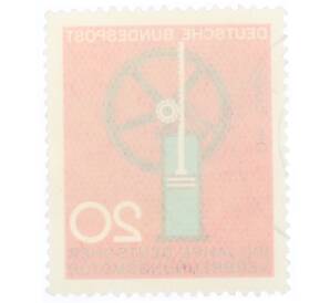 Почтовая марка 20 пфеннигов 1964 года Западная Германия (ФРГ) «Научные юбилеи — 100 лет газовому двигателю» — Фото №2