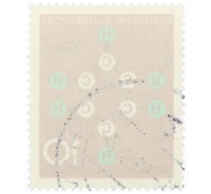 Почтовая марка 20 пфеннигов 1964 года Западная Германия (ФРГ) «Научные юбилеи — 100 лет формуле бензола» — Фото №2