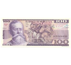 100 песо 1982 года Мексика — Фото №1