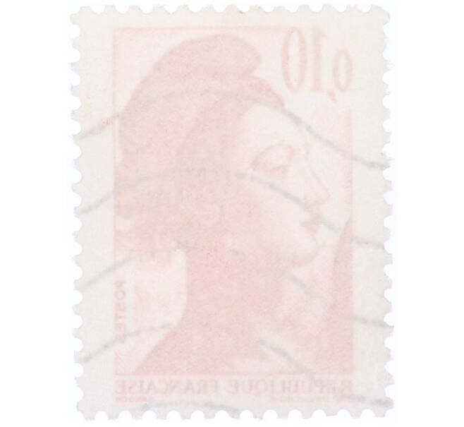 Почтовая марка 0.1 франка 1982 года Франция «Свобода» (Артикул: T11-35395) — Фото №2