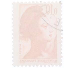 Почтовая марка 0.1 франка 1982 года Франция «Свобода» — Фото №2