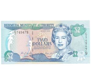 2 доллара 2000 года Бермудские острова — Фото №1