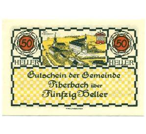 50 геллеров 1920 года Австрия — Пибербах (Нотгельд) — Фото №1