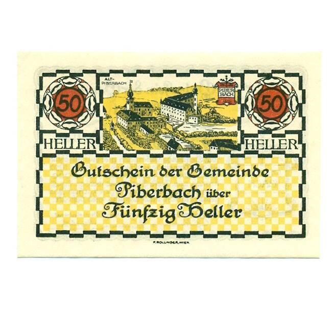 Банкнота 50 геллеров 1920 года Австрия — Пибербах (Нотгельд) (Артикул: B2-16204) — Фото №1