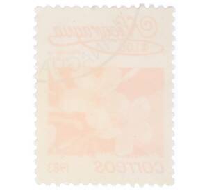 Почтовая марка 1 кордоба 1983 года Никарагуа «Плюмерия красная» — Фото №2