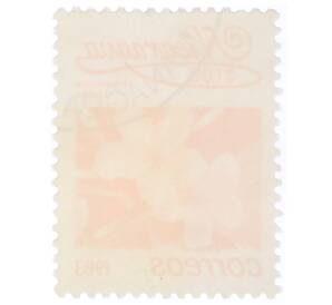 Почтовая марка 1 кордоба 1983 года Никарагуа «Плюмерия красная» — Фото №2