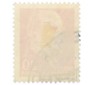 Почтовая марка 20 пфеннигов 1961 года Восточная Германия (ГДР) «Вальтер Эрнст Пауль Ульбрихт» — Фото №2