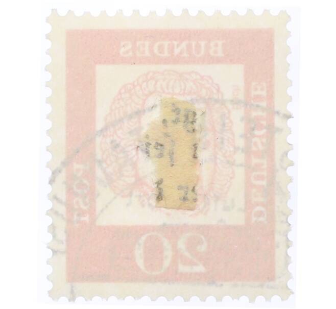 Почтовая марка 20 пфеннигов 1961 года Западная Германия (ФРГ) «Выдающиеся немцы — Иоганн Себастьян Бах» (Артикул: T11-35460) — Фото №2