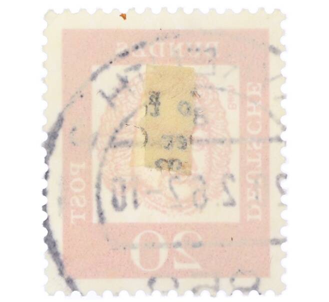 Почтовая марка 20 пфеннигов 1961 года Западная Германия (ФРГ) «Выдающиеся немцы — Иоганн Себастьян Бах» (Артикул: T11-35461) — Фото №2