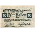 Банкнота 10 геллеров 1920 года Австрия — Перзенбойг (Нотгельд) (Артикул: B2-16260) — Фото №1