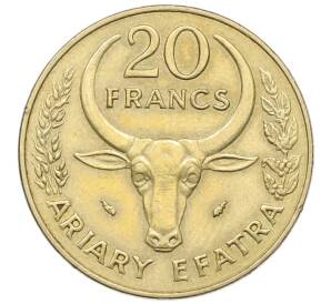 20 франков 1977 года Мадагаскар — Фото №2