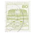 Почтовая марка 80 пфеннигов 1982 года Западная Германия (ФРГ) «Крепости и замки — Вильгельмсталь» (Артикул: T11-35504) — Фото №1
