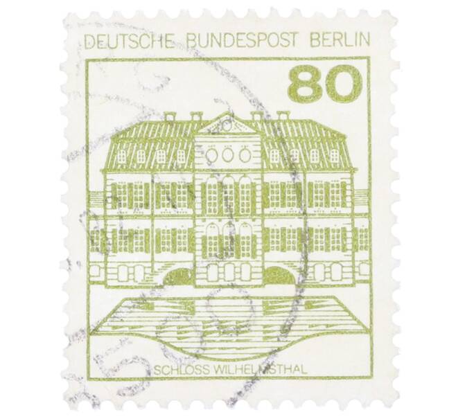 Почтовая марка 80 пфеннигов 1982 года Западная Германия (ФРГ) «Крепости и замки — Вильгельмсталь» (Артикул: T11-35504) — Фото №1