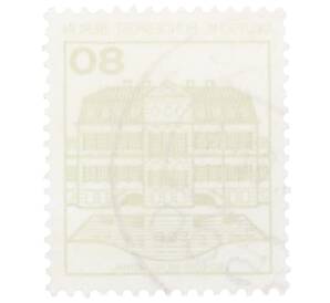 Почтовая марка 80 пфеннигов 1982 года Западная Германия (ФРГ) «Крепости и замки — Вильгельмсталь»