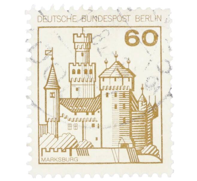 Почтовая марка 60 пфеннигов 1977 года Западная Германия (ФРГ) «Крепости и замки — Марксбург» (Артикул: T11-35507) — Фото №1