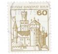 Почтовая марка 60 пфеннигов 1977 года Западная Германия (ФРГ) «Крепости и замки — Марксбург» (Артикул: T11-35512) — Фото №1
