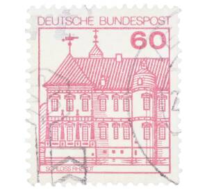 Почтовая марка 60 пфеннигов 1979 года Западная Германия (ФРГ) «Крепости и замки — Райдт» — Фото №1