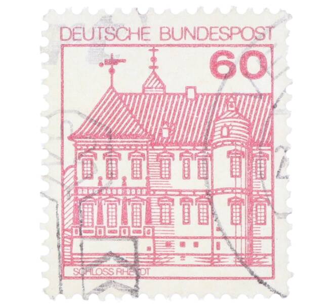 Почтовая марка 60 пфеннигов 1979 года Западная Германия (ФРГ) «Крепости и замки — Райдт» (Артикул: T11-35516) — Фото №1
