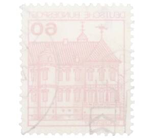 Почтовая марка 60 пфеннигов 1979 года Западная Германия (ФРГ) «Крепости и замки — Райдт» — Фото №2