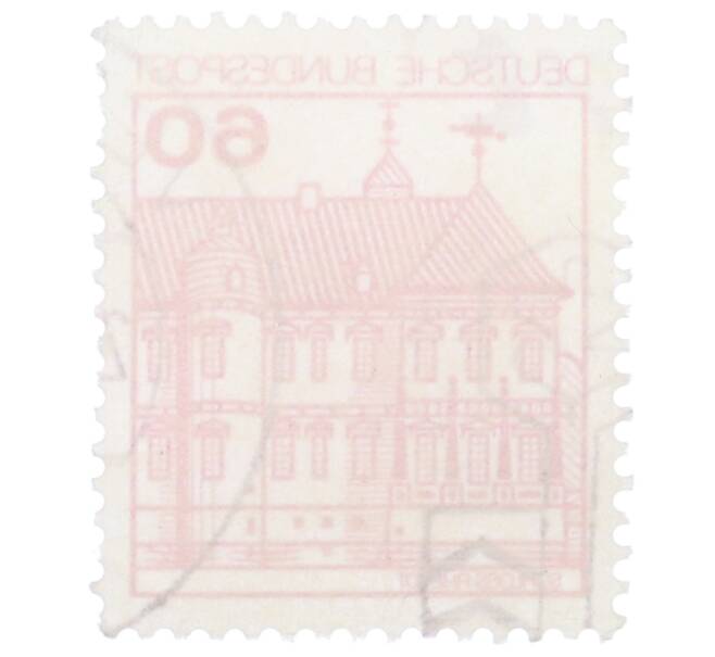 Почтовая марка 60 пфеннигов 1979 года Западная Германия (ФРГ) «Крепости и замки — Райдт» (Артикул: T11-35516) — Фото №2