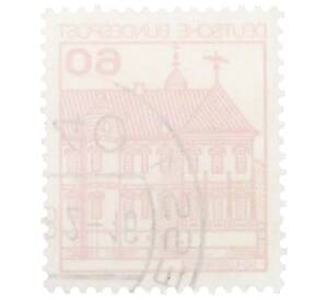 Почтовая марка 60 пфеннигов 1979 года Западная Германия (ФРГ) «Крепости и замки — Райдт» — Фото №2