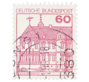 Почтовая марка 60 пфеннигов 1979 года Западная Германия (ФРГ) «Крепости и замки — Райдт» — Фото №1
