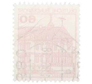 Почтовая марка 60 пфеннигов 1979 года Западная Германия (ФРГ) «Крепости и замки — Райдт» — Фото №2