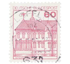 Почтовая марка 60 пфеннигов 1979 года Западная Германия (ФРГ) «Крепости и замки — Райдт» — Фото №1