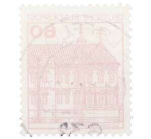 Почтовая марка 60 пфеннигов 1979 года Западная Германия (ФРГ) «Крепости и замки — Райдт» — Фото №2