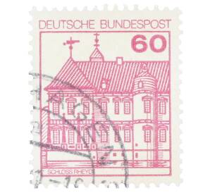 Почтовая марка 60 пфеннигов 1979 года Западная Германия (ФРГ) «Крепости и замки — Райдт» — Фото №1