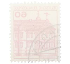Почтовая марка 60 пфеннигов 1979 года Западная Германия (ФРГ) «Крепости и замки — Райдт» — Фото №2
