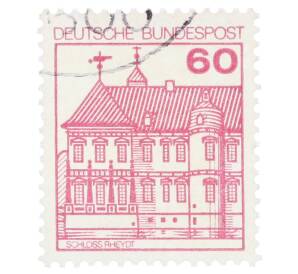 Почтовая марка 60 пфеннигов 1979 года Западная Германия (ФРГ) «Крепости и замки — Райдт» — Фото №1