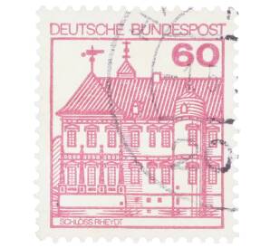 Почтовая марка 60 пфеннигов 1979 года Западная Германия (ФРГ) «Крепости и замки — Райдт» — Фото №1