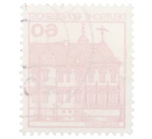 Почтовая марка 60 пфеннигов 1979 года Западная Германия (ФРГ) «Крепости и замки — Райдт» — Фото №2