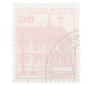 Почтовая марка 60 пфеннигов 1979 года Западная Германия (ФРГ) «Крепости и замки — Райдт» — Фото №2