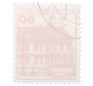 Почтовая марка 60 пфеннигов 1979 года Западная Германия (ФРГ) «Крепости и замки — Райдт» — Фото №2