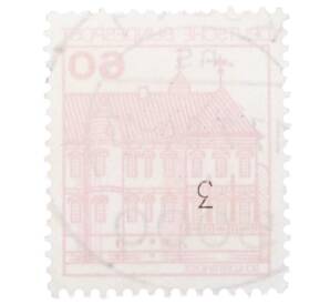 Почтовая марка 60 пфеннигов 1979 года Западная Германия (ФРГ) «Крепости и замки — Райдт» — Фото №2